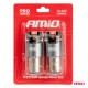 Amio - ΛΑΜΠΑΚΙΑ P21/5W BAY15d 12/24V 6.000K 4xSMD LED CAN-BUS ΚΟΚΚΙΝΟ PRO SERIES - 2 Τεμ. (03586/AM)