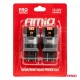 Amio - ΛΑΜΠΑΚΙΑ W21/5W 7443 12/24V 6.000K 4xSMD LED CAN-BUS ΚΟΚΚΙΝΟ PRO SERIES - 2 Τεμ. (03592/AM)
