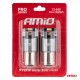 Amio - ΛΑΜΠΑΚΙΑ PY21W BAU15s 12/24V 6.000K 2xSMD LED FULL CAN-BUS ΠΟΡΤΟΚΑΛΙ PRO SERIES - 2 Τεμ. (03594/AM)