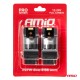 Amio - ΛΑΜΠΑΚΙΑ P27W 12/24V 6.000K 2SMD LED FULL CAN-BUS ΛΕΥΚΟ PRO SERIES - 2 Τεμ. (03597/AM)
