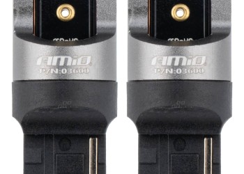 Amio - ΛΑΜΠΑΚΙΑ WY21W 7440 12/24V 6.000K 2xSMD LED FULL CAN-BUS ΠΟΡΤΟΚΑΛΙ PRO SERIES - 2 Τεμ. (03600/AM)
