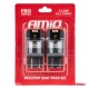 Amio - ΛΑΜΠΑΚΙΑ W21/5W 7443 12/24V 6.000K 2xSMD LED FULL CAN-BUS ΚΟΚΚΙΝΟ PRO SERIES - 2 Τεμ. (03602/AM)