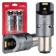 Amio - P21/5W BAY15s 12/24V 6.000K 2xSMD LED(ΜΕ ΑΝΕΜΙΣΤΗΡΑΚΙ) FULL CAN-BUS ΛΕΥΚΟ PRO SERIES - 2 Τεμ. (03605/AM)
