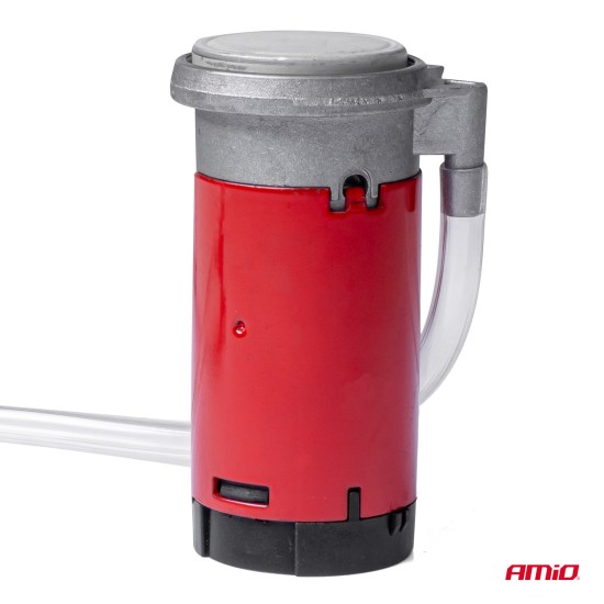 Amio - ΚΟΡΝΑ ΠΝΕΥΜΑΤΙΚΗ ΜΟΝΗ 12V (ΜΗΚΟΣ:45 cm ΔΙΑΜΕΤΡΟΣ ΕΞΟΔΟΥ: 9cm) ΧΡΩΜΙΟΥ - 1 Τεμ. (03618/AM)