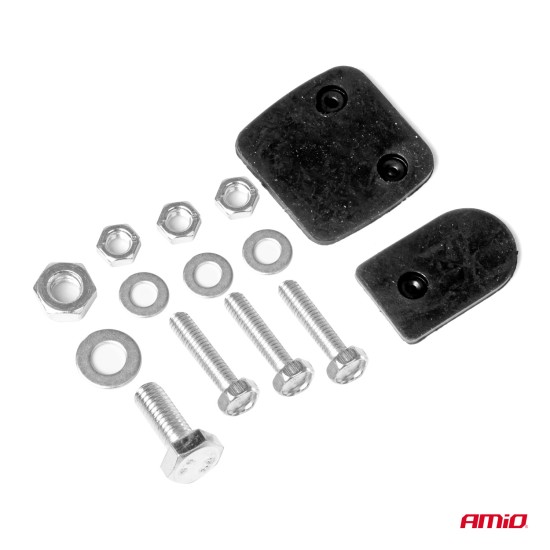 Amio - ΚΟΡΝΑ ΠΝΕΥΜΑΤΙΚΗ ΜΟΝΗ 12V (ΜΗΚΟΣ:45 cm ΔΙΑΜΕΤΡΟΣ ΕΞΟΔΟΥ: 9cm) ΧΡΩΜΙΟΥ - 1 Τεμ. (03618/AM)