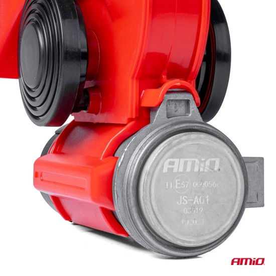 Amio - ΚΟΡΝΑ 12V 139db ΜΕ ΕΝΣΩΜΑΤΩΜΕΝΟ ΣΥΜΠΙΕΣΤΗ ΚΑΙ ΡΕΛΕ - 1 ΤΕΜ. (03619/AM)