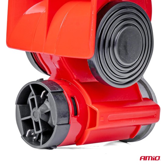 Amio - ΚΟΡΝΑ 12V 139db ΜΕ ΕΝΣΩΜΑΤΩΜΕΝΟ ΣΥΜΠΙΕΣΤΗ ΚΑΙ ΡΕΛΕ - 1 ΤΕΜ. (03619/AM)
