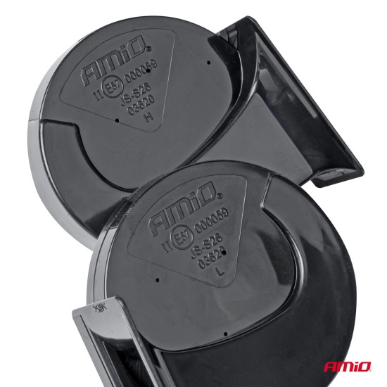 Amio - ΚΟΡΝΑ 12V 110db 2 ΤΟΝΩΝ 410Hz και 510Hz - 2 ΤΕΜ. (03620/AM)