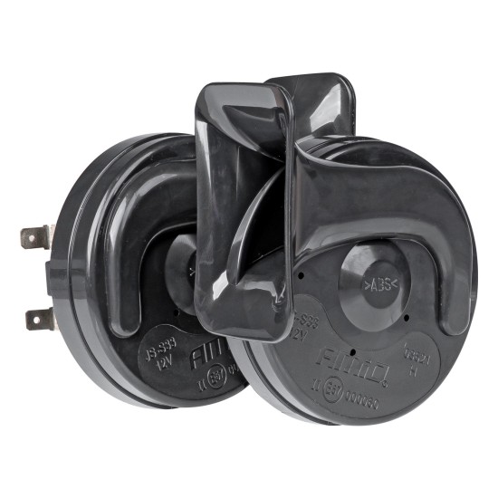 Amio - ΚΟΡΝΑ 12V 110db 2 ΤΟΝΩΝ 410Hz και 510Hz - 2 ΤΕΜ. (03621/AM)