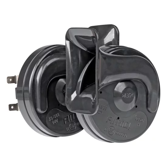 Amio - ΚΟΡΝΑ 12V 110db 2 ΤΟΝΩΝ 410Hz και 510Hz - 2 ΤΕΜ. (03621/AM)