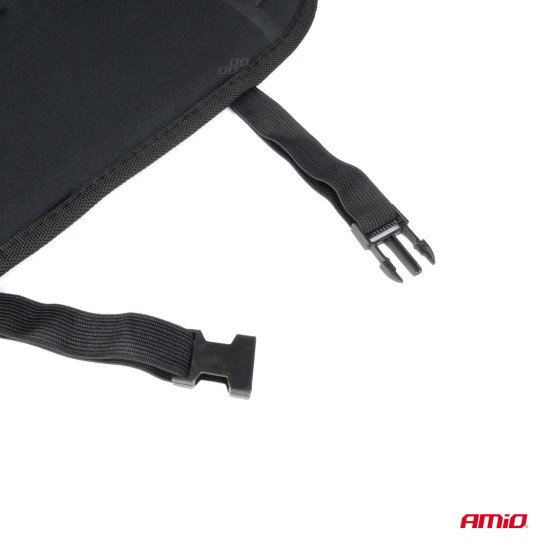 Amio - ΠΛΑΤΟΚΑΘΙΣΜΑ ΘΕΡΜΑΙΝΟΜΕΝΟ 12V 98x48cm ΑΦΡΩΔΕΣ ΥΛΙΚΟ ΚΑΙ ΥΦΑΣΜΑ ΜΑΥΡΟ - 1 τεμ. (03623/AM)