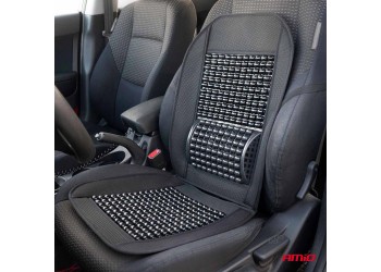 Amio - ΠΛΑΤΟΚΑΘΙΣΜΑ ΜΕ ΧΑΝΤΡΕΣ ΚΑΙ ΜΑΞΙΛΑΡΑΚΙ ΜΕΣΗΣ ΠΟΛΥΕΣΤΕΡΙΚΟ ΥΦΑΣΜΑ 97x44cm ΜΑΥΡΟ - 1 Τεμ. (03642/AM)