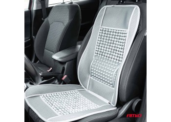 Amio - ΠΛΑΤΟΚΑΘΙΣΜΑ ΜΕ ΞΥΛΙΝΕΣ ΜΠΙΛΙΕΣ & ΥΠΟΣΤΗΡΙΞΗ ΣΤΗΝ ΜΕΣΗ ΣΕ ΓΚΡΙ ΧΡΩΜΑ - 1 ΤΕΜ. (03643/AM)