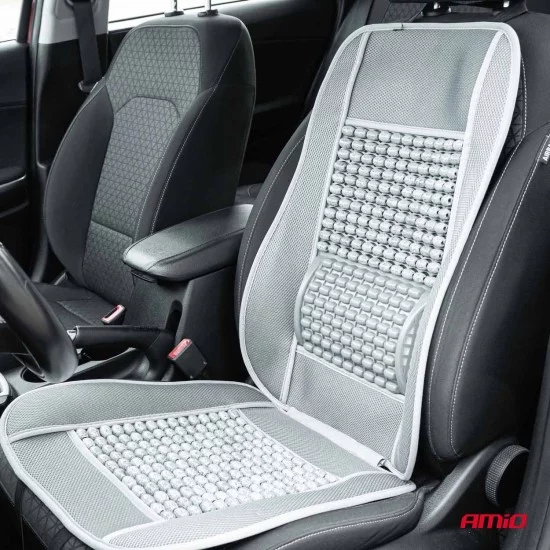 Amio - ΠΛΑΤΟΚΑΘΙΣΜΑ ΜΕ ΞΥΛΙΝΕΣ ΜΠΙΛΙΕΣ & ΥΠΟΣΤΗΡΙΞΗ ΣΤΗΝ ΜΕΣΗ ΣΕ ΓΚΡΙ ΧΡΩΜΑ - 1 ΤΕΜ. (03643/AM)