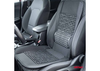 Amio - ΠΛΑΤΟΚΑΘΙΣΜΑ ΜΕ ΞΥΛΙΝΕΣ ΜΠΙΛΙΕΣ & ΥΠΟΣΤΗΡΙΞΗ ΣΤΗΝ ΜΕΣΗ ΣΕ ΜΑΥΡΟ ΧΡΩΜΑ - 1 ΤΕΜ. (03644/AM)