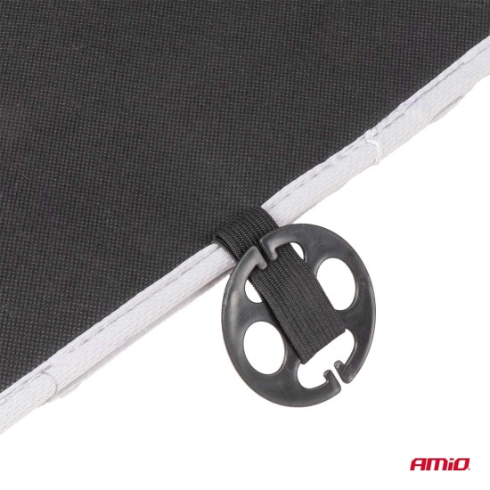 Amio - ΠΛΑΤΟΚΑΘΙΣΜΑ ΜΕ ΞΥΛΙΝΕΣ ΜΠΙΛΙΕΣ ΠΡΟΣΚΕΦΑΛΟ & ΥΠΟΣΤΗΡΙΞΗ ΣΤΗΝ ΜΕΣΗ ΓΚΡΙ/ΛΕΥΚΟ - 1 ΤΕΜ. (03647/AM)