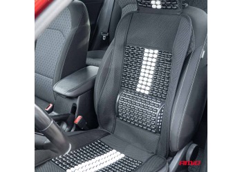 Amio - ΠΛΑΤΟΚΑΘΙΣΜΑ ΜΕ ΞΥΛΙΝΕΣ ΜΠΙΛΙΕΣ ΠΡΟΣΚΕΦΑΛΟ & ΥΠΟΣΤΗΡΙΞΗ ΣΤΗΝ ΜΕΣΗ ΜΑΥΡΟ/ΛΕΥΚΟ - 1 ΤΕΜ. (03648/AM)