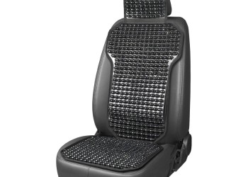 Amio - ΠΛΑΤΟΚΑΘΙΣΜΑ ΜΕ ΧΑΝΤΡΕΣ ΚΑΙ ΜΑΞΙΛΑΡΑΚΙ ΜΕΣΗΣ ΜΕ ΚΑΛΥΨΗ ΣΕ ΠΡΟΣΚΕΦΑΛΟ 126x44cm ΜΑΥΡΟ - 1 Τεμ. (03650/AM)