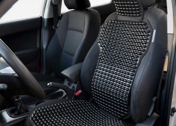 Amio - ΠΛΑΤΟΚΑΘΙΣΜΑ ΜΕ ΧΑΝΤΡΕΣ ΚΑΙ ΜΑΞΙΛΑΡΑΚΙ ΜΕΣΗΣ ΜΕ ΚΑΛΥΨΗ ΣΕ ΠΡΟΣΚΕΦΑΛΟ 126x44cm ΜΑΥΡΟ - 1 Τεμ. (03650/AM)