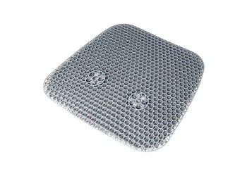 Amio - ΜΑΞΙΛΑΡΙ ΚΑΘΙΣΜΑΤΟΣ ΠΛΑΣΤΙΚΟ/GEL 42x40x5cm ΓΚΡΙ ΧΡΩΜΑ - 1 Τεμ. (03651/AM)