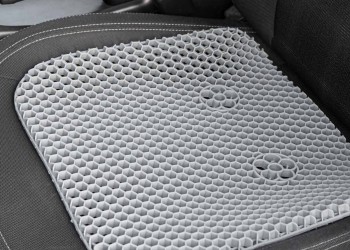 Amio - ΜΑΞΙΛΑΡΙ ΚΑΘΙΣΜΑΤΟΣ ΠΛΑΣΤΙΚΟ/GEL 42x40x5cm ΓΚΡΙ ΧΡΩΜΑ - 1 Τεμ. (03651/AM)