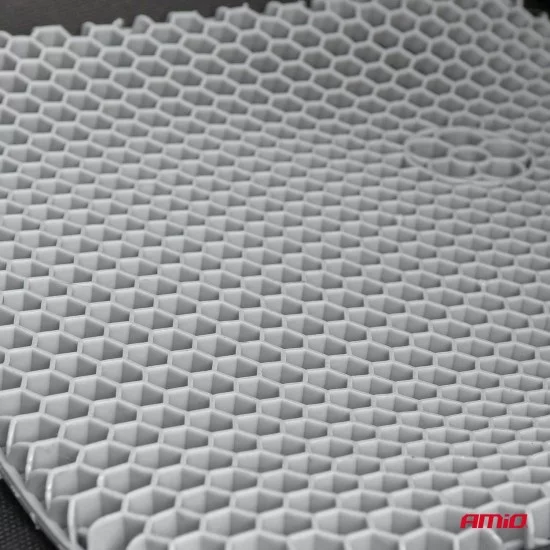 Amio - ΜΑΞΙΛΑΡΙ ΚΑΘΙΣΜΑΤΟΣ ΠΛΑΣΤΙΚΟ/GEL 42x40x5cm ΓΚΡΙ ΧΡΩΜΑ - 1 Τεμ. (03651/AM)