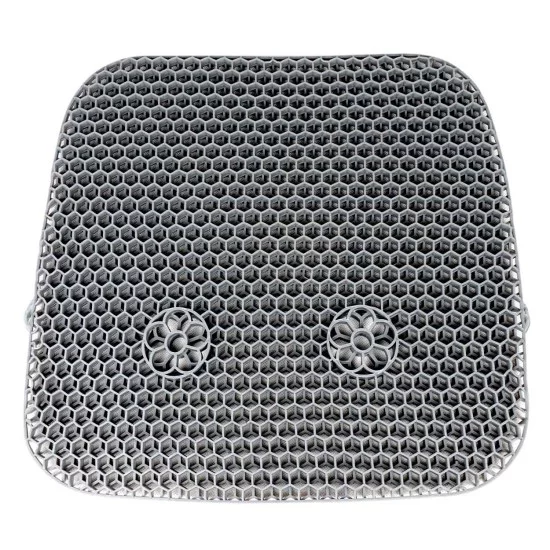 Amio - ΜΑΞΙΛΑΡΙ ΚΑΘΙΣΜΑΤΟΣ ΠΛΑΣΤΙΚΟ/GEL 42x40x5cm ΓΚΡΙ ΧΡΩΜΑ - 1 Τεμ. (03651/AM)