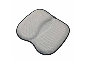 Amio - ΜΑΞΙΛΑΡΙ ΚΑΘΙΣΜΑΤΟΣ ΑΠΟ GEL ΚΑΙ ΔΙΑΠΝΕΟΝ ΥΦΑΣΜΑ 40x35cm ΓΚΡΙ ΧΡΩΜΑ - 1 Τεμ. (03652/AM)