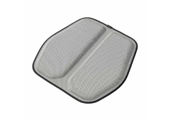 Amio - ΜΑΞΙΛΑΡΙ ΚΑΘΙΣΜΑΤΟΣ ΑΠΟ GEL ΚΑΙ ΔΙΑΠΝΕΟΝ ΥΦΑΣΜΑ 46x46cm ΓΚΡΙ ΧΡΩΜΑ - 1 Τεμ. (03653/AM)