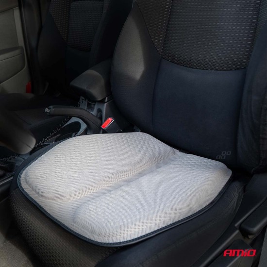 Amio - ΜΑΞΙΛΑΡΙ ΚΑΘΙΣΜΑΤΟΣ ΑΠΟ GEL ΚΑΙ ΔΙΑΠΝΕΟΝ ΥΦΑΣΜΑ 46x46cm ΓΚΡΙ ΧΡΩΜΑ - 1 Τεμ. (03653/AM)