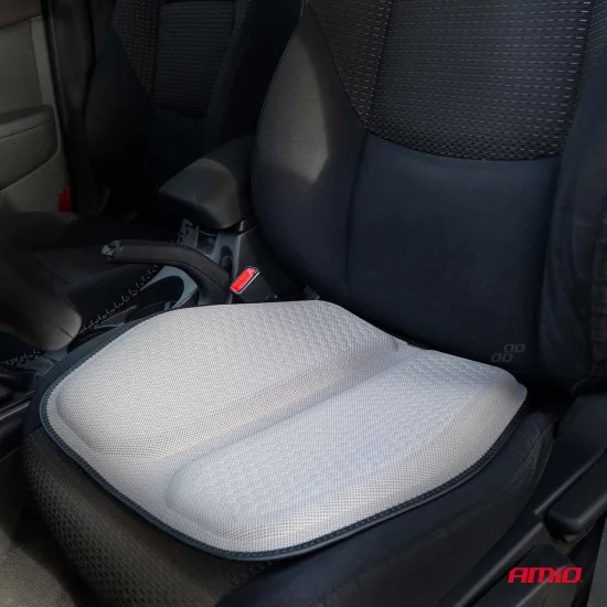 Amio - ΜΑΞΙΛΑΡΙ ΚΑΘΙΣΜΑΤΟΣ ΑΠΟ GEL ΚΑΙ ΔΙΑΠΝΕΟΝ ΥΦΑΣΜΑ 46x46cm ΓΚΡΙ ΧΡΩΜΑ - 1 Τεμ. (03653/AM)