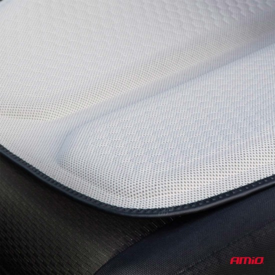 Amio - ΜΑΞΙΛΑΡΙ ΚΑΘΙΣΜΑΤΟΣ ΑΠΟ GEL ΚΑΙ ΔΙΑΠΝΕΟΝ ΥΦΑΣΜΑ 46x46cm ΓΚΡΙ ΧΡΩΜΑ - 1 Τεμ. (03653/AM)