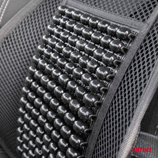 Amio - ΜΑΞΙΛΑΡΙ ΠΛΑΤΗΣ ΚΑΘΙΣΜΑΤΟΣ/ΚΑΡΕΚΛΑΣ ΜΕ ΧΑΝΤΡΕΣ ΑΠΟ ΕΥΚΑΜΠΤΟ ΠΛΕΓΜΑ 42x41x8cm - 1 ΤΕΜ. (03654/AM)