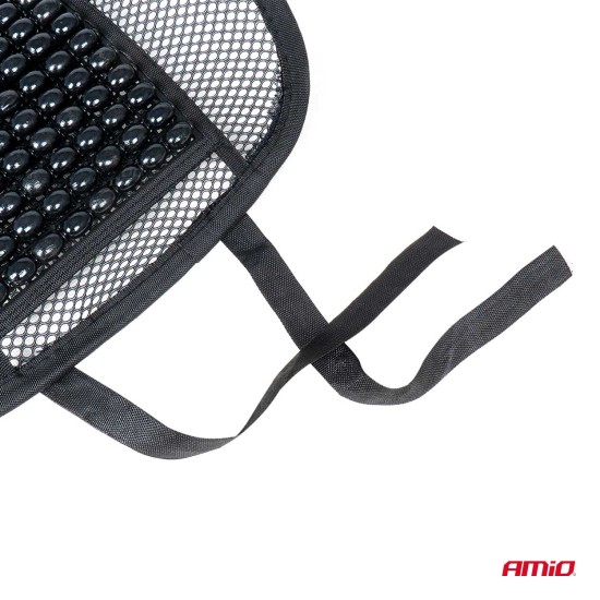 Amio - ΜΑΞΙΛΑΡΙ ΠΛΑΤΗΣ ΚΑΘΙΣΜΑΤΟΣ/ΚΑΡΕΚΛΑΣ ΜΕ ΧΑΝΤΡΕΣ ΑΠΟ ΕΥΚΑΜΠΤΟ ΠΛΕΓΜΑ 42x41x8cm - 1 ΤΕΜ. (03654/AM)