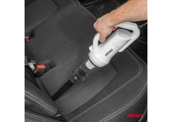 Amio - ΣΚΟΥΠΑΚΙ ΗΛΕΚΤΡΙΚΟ 12V ΜΕ 3 ΑΞΕΣΟΥΑΡ ΚΑΘΑΡΙΣΜΟΥ ΜΕ ΦΙΣ ΑΝΑΠΤΗΡΑ ΚΑΙ ΚΑΛΩΔΙΟ 12V 60W - 1 Τεμ. (03691/AM)