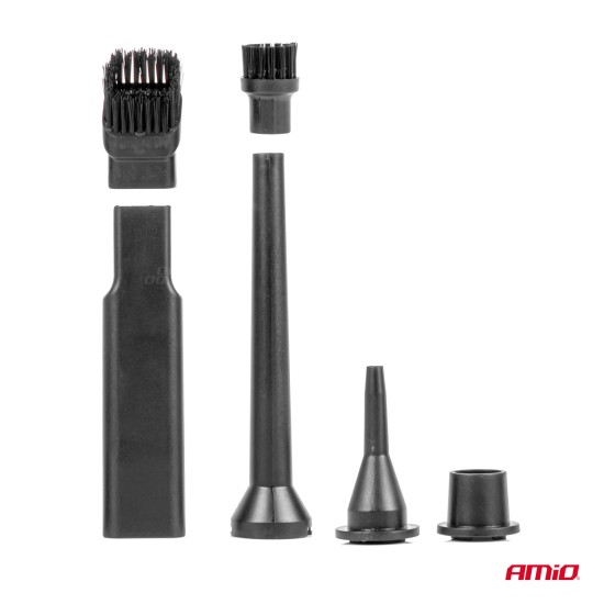 Amio - ΗΛΕΚΤΡΙΚΟ ΣΚΟΥΠΑΚΙ ΧΕΙΡΟΣ ΑΣΥΡΜΑΤΟ 40W ΜΕ 6 ΕΞΑΡΤΗΜΑΤΑ ΚΑΘΑΡΙΣΜΟΥ ΚΑΙ ΚΑΛΩΔΙΟ USB-C 7.4V 20min - 1 Τεμ. (03692/AM)