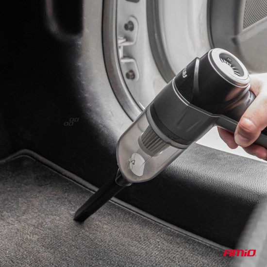 Amio - ΗΛΕΚΤΡΙΚΟ ΣΚΟΥΠΑΚΙ ΧΕΙΡΟΣ ΑΣΥΡΜΑΤΟ 40W ΜΕ 6 ΕΞΑΡΤΗΜΑΤΑ ΚΑΘΑΡΙΣΜΟΥ ΚΑΙ ΚΑΛΩΔΙΟ USB-C 7.4V 20min - 1 Τεμ. (03692/AM)