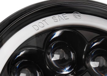 Amio - ΠΡΟΒΟΛΕΑΣ ΕΡΓΑΣΙΑΣ ΣΤΡΟΓΓΥΛΟΣ LED SKULL 5.500lm 9>36V 60W 6.000K -Φ170x170x65mm 4 ΧΡΗΣΕΩΝ - 1 ΤΕΜ. (03695/AM)