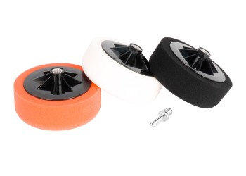 Amio - ΣΦΟΥΓΓΑΡΙA ΤΡΙΒΕΙΟΥ ΓΥΑΛΙΣΜΑΤΟΣ 150mm ΓΙΑ ΔΡΑΠΑΝΟ - 3 Τεμ. (03703/AM)