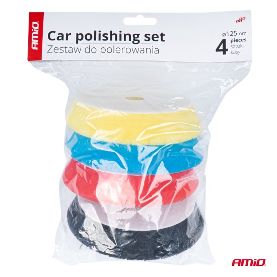 Amio - ΣΦΟΥΓΓΑΡΙΑ ΓΥΑΛΙΣΜΑΤΟΣ 125/150mm ΓΙΑ ΔΡΑΠΑΝΟ - 4 Τεμ. (03711/AM)