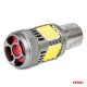 Amio - P21W BA15S 12/24V 6.000K 36x3030 SMD LED CAN-BUS ΛΕΥΚΟ PRO SERIES 2ΤΕΜ. (03722/AM)