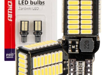 Amio - ΛΑΜΠΑΚΙΑ T15e W16W 12/24V 54x4014 SMD LED CAN-BUS PRO SERIES - 2 Τεμ. (03724/AM)