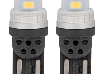 Amio - ΛΑΜΠΑΚΙΑ T10 W5W 12/24V 2x3020 SMD LED ΛΕΥΚΟ PURE LIGHT SERIES - 2 Τεμ. (03726/AM)