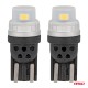Amio - ΛΑΜΠΑΚΙΑ T10 W5W 12/24V 2x3020 SMD LED ΛΕΥΚΟ PURE LIGHT SERIES - 2 Τεμ. (03726/AM)
