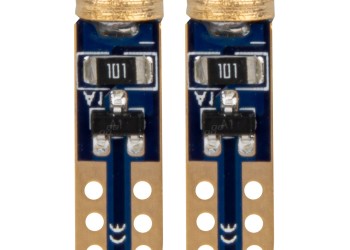 Amio - ΛΑΜΠΑΚΙΑ T5 W1W 12V 1SMD LED ΚΟΚΚΙΝΑ - 2 ΤΕΜ. (03727/AM)