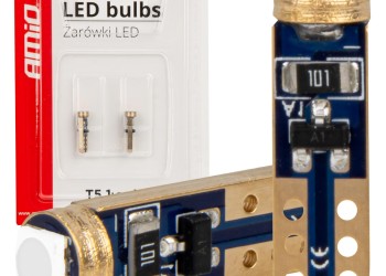 Amio - ΛΑΜΠΑΚΙΑ T5 W1W 12V 1SMD LED ΠΡΑΣΙΝΑ - 2 ΤΕΜ. (03729/AM)