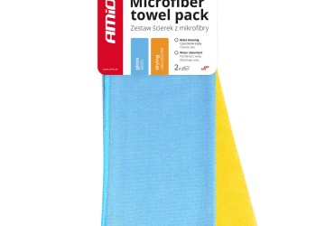 Amio - ΠΕΤΣΕΤΑ ΣΤΕΓΝΩΜΑΤΟΣ ΜΙΚΡΟΦΙΜΠΡΑ 2in1 & ΠΑΝΑΚΙ ΚΑΘΑΡΙΣΜΟΥ ΤΖΑΜΙΩΝ 30x40cm - 2 Τεμ. (03749/AM)