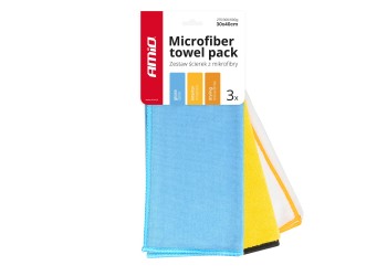 Amio - ΠΕΤΣΕΤΑ ΣΤΕΓΝΩΜΑΤΟΣ ΜΙΚΡΟΦΙΜΠΡΑ 2in1 & ΠΑΝΑΚΙΑ ΚΑΘΑΡΙΣΜΟΥ ΤΖΑΜΙΩΝ 30x40cm - 3 Τεμ. (03750/AM)