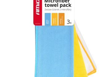 Amio - ΠΕΤΣΕΤΑ ΣΤΕΓΝΩΜΑΤΟΣ ΜΙΚΡΟΦΙΜΠΡΑ 2in1 & ΠΑΝΑΚΙΑ ΚΑΘΑΡΙΣΜΟΥ ΤΖΑΜΙΩΝ 30x40cm - 3 Τεμ. (03750/AM)