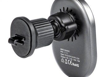 Amio - ΒΑΣΗ ΣΤΗΡΙΞΗΣ ΚΙΝΗΤΟΥ ΓΙΑ ΑΕΡΑΓΩΓΟ ΜΑΓΝΗΤΙΚΗ ΜΕ ΑΣΥΡΜΑΤΗ ΦΟΡΤΙΣΗ QUICK CHARGE 2A MAX15W MY MAG - 1 Τεμ. (03769/AM)